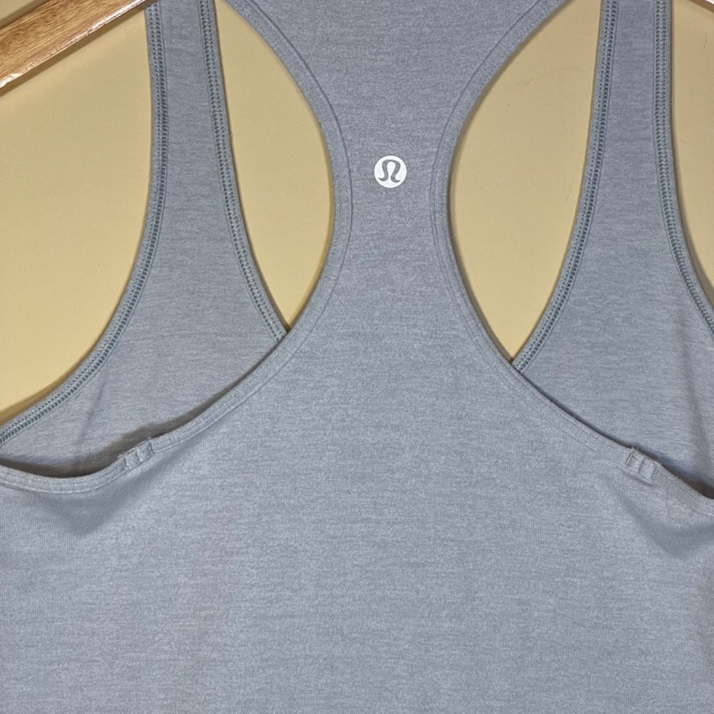 Lululemon Gray Racerback Tank Top - Picture 3 of 6